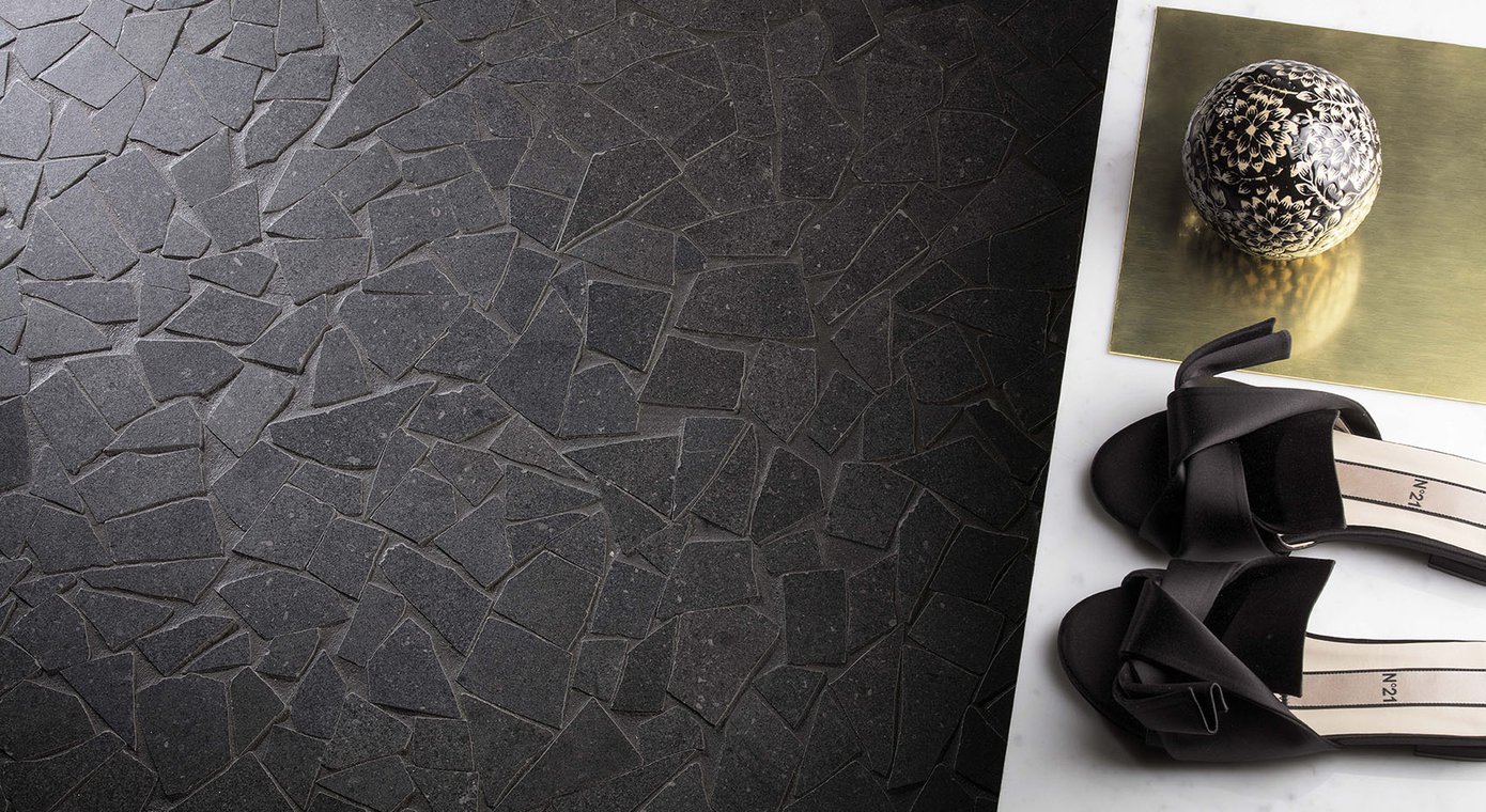 Carrelage pierre série Lux dark mosaico - 30x30