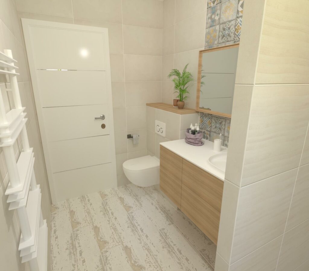 Projet 3D Salle de bains - Mounier Carrelage