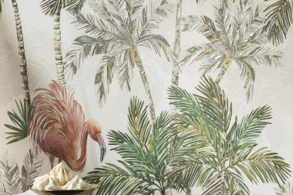 Carrelage décor série Passion florale - Flamingo 60x120 Charente Maritime